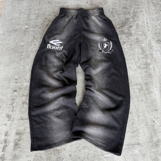 Crested Sweatpants Black