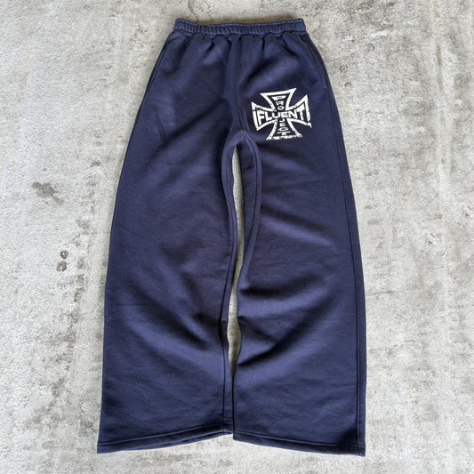Fluent Cross Sweatpants Navy